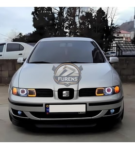 Seat Toledo 1999-2004 Uyumlu H lip Esnek Ön Lip 2 Parça Karlık Ön Ek Tampon Altı Dil