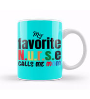Nurse Gift İdea Funny Saying Quote Nursing Medical Kupa Bardak Porselen
