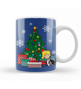 Schroeder Peanuts Around The Christmas Tree Kupa Bardak Porselen