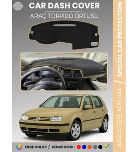 VOLKSWAGEN GOLF 4 (1997-2003) Torpido Örtüsü Ön Göğüs Koruma Tam Uyum UV Koruma