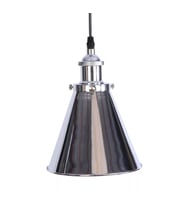 MYLİGHTS  RETRO RUSTİK METAL  KROM SARKIT AVİZE  18CM EN (Siyah)