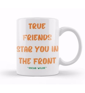 Friendship Quotes DAY ideas LOVE gift Oscar Wilde Kupa Bardak Porselen