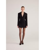 Belden Oturmalı Fit Kesim Deja Blazer Ceket Siyah