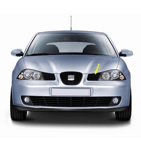 Seat Cordoba 2002-2009 Ön Panjur Sol Yan Parçası Izgarası 6L0853677
