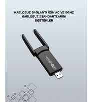 USB 3.0 Wireless Adaptör – 2.4GHz & 5GHz Destekli