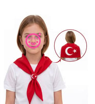 Bayrak Fular Kod:2601 Ayyıldızlı Fular - 2 adet