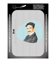 Nicola Tesla Portre Çizgi Press Tekstil Ütü İle Yapışabilen Transfer Baskı Kağıdı DTF BASKI (Karışık)