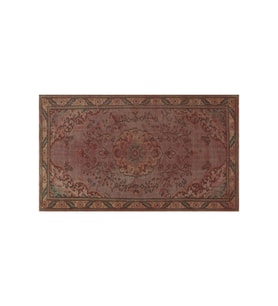 Benzersiz El Yapımı Eskitme Halı 161x273 cm 7280