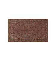 Benzersiz El Yapımı Eskitme Halı 161x273 cm 7280