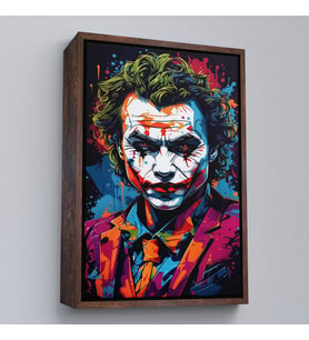 Çerçeveli Joker Tablosu (Siyah)