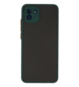 Newface Samsung Galaxy A03 Kılıf Montreal Silikon Kapak - Yeşil