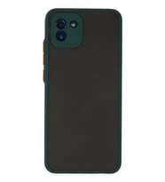 Newface Samsung Galaxy A03 Kılıf Montreal Silikon Kapak - Yeşil