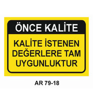 İŞ GÜVENLİĞİ UYARI LEVHASI 1 ADET PVC 21 X 29CM
