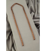 Hematit Doğal Taş Parlak Kahverengi Rondela Kesim 4x2mm Dizi [AA]