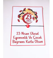 10 adet 23 nisan hediyelik bileklik