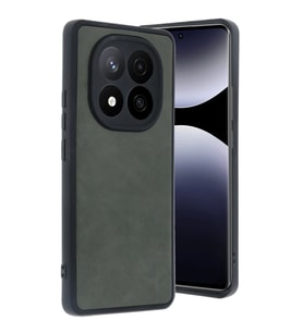 Xiaomi Redmi Note 14 Pro 4g Kılıf Aras Deri Kapak - Koyu Yeşil