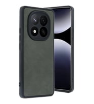 Xiaomi Redmi Note 14 Pro 4g Kılıf Aras Deri Kapak - Koyu Yeşil