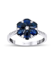 1.50 Karat Safir Pırlanta Yüzük