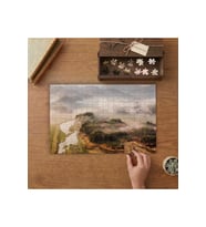 Sisli Dağlar - Doğa Manzarası Tasarımı 240 parça Ahşap Puzzle Ahşap Kutuda MP05789
