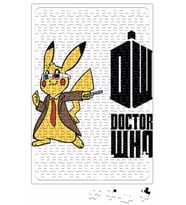 Pokemon Go Pikachu Raichu Doctor Who Puzzle 240 Parça Yapboz