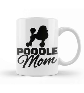 Poodle Mom 03 Kupa Bardak Porselen
