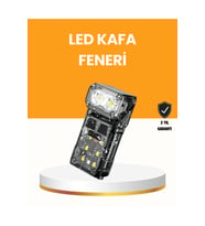 Kamp ve Outdoor İçin LED Far 10 Saat Pil Sensörlü Manyetik