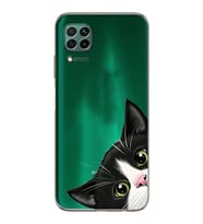 Huawei P40 Lite Uyumlu Baskılı Yumuşak Silikon Şeffaf Telefon Kılıfı