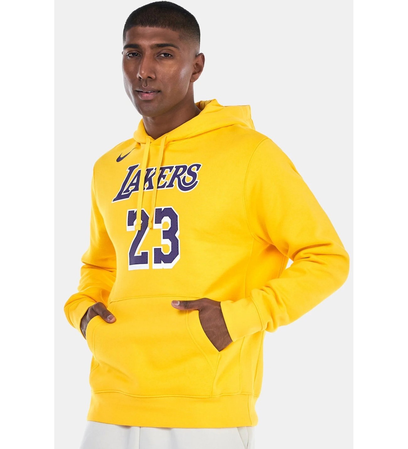 Nİke NBA Los Angeles Lakers Club Pullover Hoodie Erkek Kapüşonlu