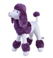 Sevimli Poodle Köpek Mor 40 Cm