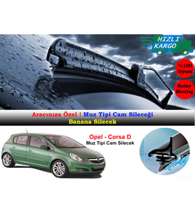 Opel Corsa D Muz Silecek Takımı 2006-2014