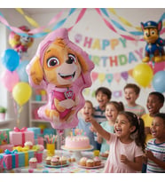 Folyo Balon Paw Patrol Skye 48x70 cm Doğum Günü Parti Süsleme Balonu Çocuk Konsept