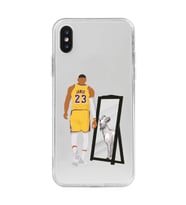 Iphone X ve XS Uyumlu Lebron James Goat Tasarımlı Şeffaf Telefon Kılıfı