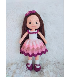 Amigurumi organik oyuncak bebek