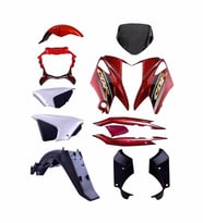 HONDA CBF 150 KAPORTA GRENAJ SETİ KIRMIZI (Siyah)