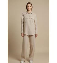 FTZ Women Kadın Ham Keten Takım Beige 31100