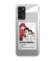 Oppo A16 / A55 Uyumlu Tsubasa Poster Tasarımlı Şeffaf Telefon Kılıfı