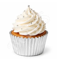 Muffin Kalıbı 25li Gümüş