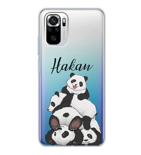Xiaomi Pandas Tasarımlı Şeffaf Telefon Kılıfı