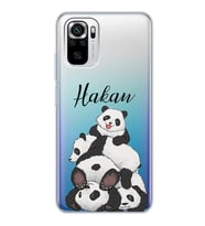 Xiaomi Pandas Tasarımlı Şeffaf Telefon Kılıfı