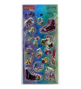 TANEX KIDS TNX-26068 DEKORATİF ETİKETLER - SHINING MAGIC PUFFY STICKER