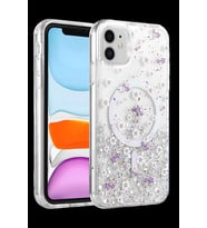 Onegif iPhone 11 Misk Simli Magsafe Kapak - Desen 2