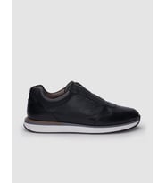 %100 Hakiki Deri Siyah Erkek Sneaker