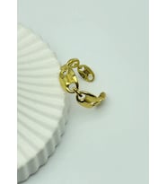 Çelik Gold Ayarlanabilir Yüzük - 25yzk166