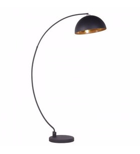 RİOLİGHT RETRO LAMBADER KÖŞE LAMBASI ŞAPKA ÇAPI: 40CM (Siyah)