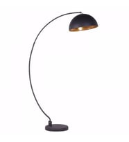 RİOLİGHT RETRO LAMBADER KÖŞE LAMBASI ŞAPKA ÇAPI: 40CM (Siyah)