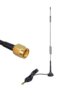PowerMaster PM-19638 4G/LTE 5dBi Yaylı Modem Router Wifi Adaptör Anteni (3 Metre Kablo - 30 Cm Uzunluk)