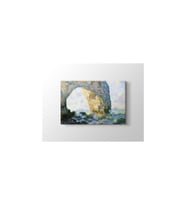 Claude Monet - The Manneport Rock Arch West Of Etretat Tablo - 106203 - 50x50 Cm