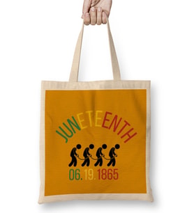 Juneteenth Juneteenth 2021 Bez Çanta Uzun Saplı