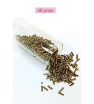 Uzun Boru Kesme Boncuk Çap 2mm Uzunluk 10 mm - 60 Gram - Parlak - BNC288