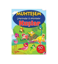 Muhteşem Çıkartmalar ve Aktiviteler: Kuşlar Parıltı Yayınları